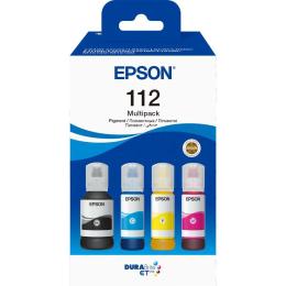Комплект чорнил для принтера Epson 112 EcoTank L11160/L15150/L15160/L6490/L6550/L6570/L15180/L6580 (C13T06C64A)