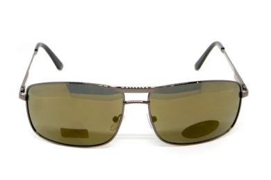 Захисні окуляри BluWater Navigator-3 Gun Metal Polarized (gold mirror)
