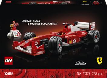 Конструктор LEGO 11375 Icons Ferrari F2004 та Michael Schumacher