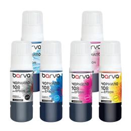Комплект чорнил для принтера BARVA Epson 108 BK/C/M/Y/LC/LM 6x70 мл OneKey (E108-070-MP)