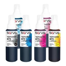 Комплект чорнил для принтера BARVA Epson 673 BK/C/M/Y/LC/LM 6x70 мл OneKey (E673-070-MP)