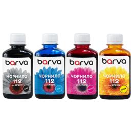 Комплект чорнил для принтера BARVA Epson 112 4x180 мл (E112-180-MP)