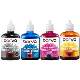 Комплект чорнил для принтера BARVA HP 655/178/650 4x90 г BK/C/M/Y (H655-090-MP)