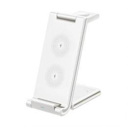 Бездротовий зарядний пристрій WALKER WH-53 White