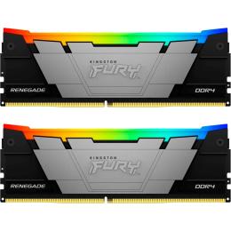 Оперативна память Kingston FURY 16GB (2x8GB) DDR4 4600 MHz Renegade RGB (KF446C19RB2AK2/16) Black