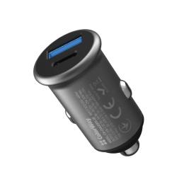 Автомобільний адаптер для телефона ColorWay CW-CHA065PD-GR Gray 48W