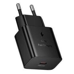Адаптер живлення для телефона Hoco N76 Star PD25W (1USB-C) Black