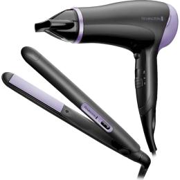 Фен Remington D3016GP Style Essentials Giftset Black Purple (45768560700)
