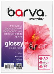 Фотопапір BARVA A3 Everyday Glossy double-sided 230 g/m2 20c (IP-GE230-421)