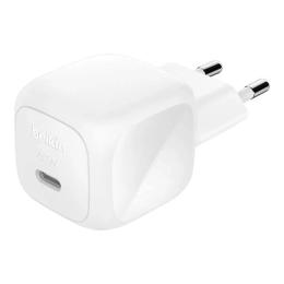 Адаптер живлення для телефона Belkin 45Вт USB-С PD PPS White (WCA013KQWH)