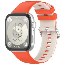 Ремінець для смарт-годинника ArmorStandart Silicone для Huawei Watch Fit 3/4 /4 Pro Orange Cream (ARM89075)