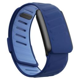 Ремінець для фітнес-браслету ArmorStandart Silicone Tech для Whoop 5.0/MG Dark Blue with Black (ARM90100)