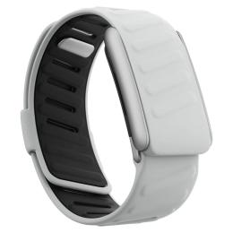 Ремінець для фітнес-браслету ArmorStandart Silicone Tech для Whoop 5.0/MG Gray with Silver (ARM90097)