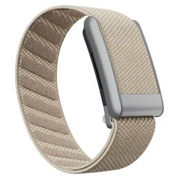 Ремінець для фітнес-браслету ArmorStandart SuperKnit для Whoop 5.0/MG Beige with Silver (ARM90105)