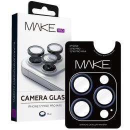 Захисне скло для камери Make Apple iPhone 17 Pro/Pro Max Camera Glass Blue (MGC-AI17P/PMBL)
