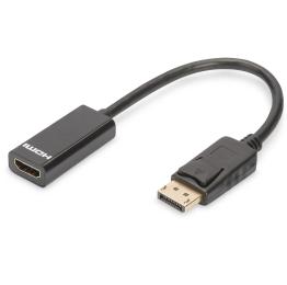 Перехідник Digitus DisplayPort (тато) to HDMI (мама) Black (DB-340400-001-S)