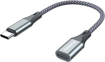 Перехідник ColorWay USB-C (тато) - Lightning (мама) 17.5 см Gray (CW-AD-CL)