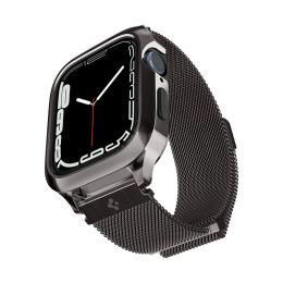 Ремінець для смарт-годинника Spigen Metal Fit Pro для Apple Watch 44/45mm Graphite (ACS04585)