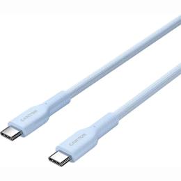 Дата-кабель Canyon OnWire 60CL USB Type-C (тато)  -  USB Type-C (тато), 1m Light Blue 60W (CND-CCAP60AB10LBL)