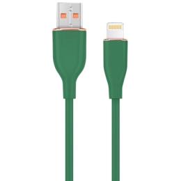 Дата-кабель Cablexpert Premium Silicon USB Type-A (тато)  -  Lightning (тато), 1.5 м Green (CC-USB2S-AM8PM-1.5M-G)