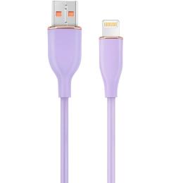 Дата-кабель Cablexpert Premium Silicon USB Type-A (тато)  -  Lightning (тато), 1.5 м Purple (CC-USB2S-AM8PM-1.5M-P)