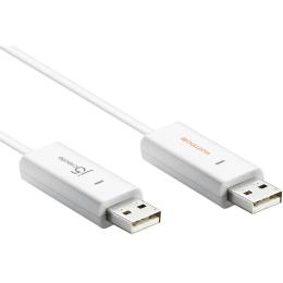 Дата-кабель J5create JUC400-N USB-A (тато)  -  USB-A (тато), 1.8 м White