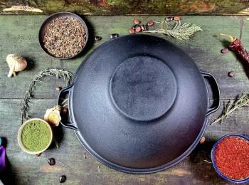 Казан Maysternya V12CPGr з кришкою-сковородою гриль