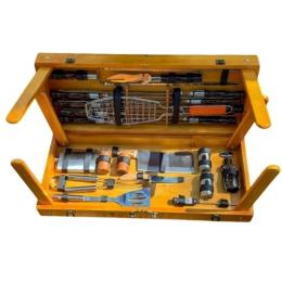 Подарунковий набір шампурів кейс-стіл МЗД Майстер Гриль