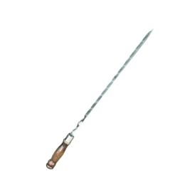 Шампур із деревяною ручкою МЗД 630х12х3мм мармуровий