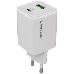 Адаптер живлення для телефона Canyon CU45AC GaN 45W White (CNS-CUW45AC)