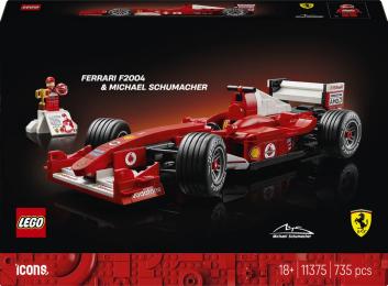 Конструктор LEGO (11375) Icons Ferrari F2004 та Michael Schumacher