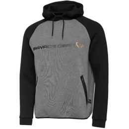 Реглан Savage Gear Tec-Foam Hoodie XXL Dark Grey Melange (76697)