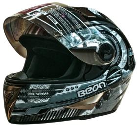 Мотошолом Beon B-500 DECAL, розмір L Black