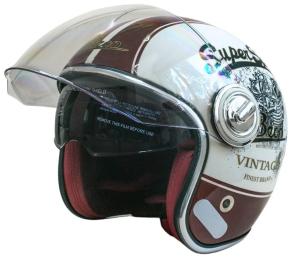 Мотошолом Beon B-108A ABS SUPER SPORT SHINY XXL Cream