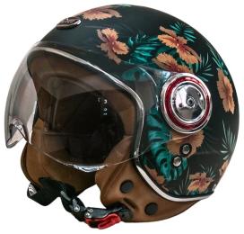 Мотошолом Beon B-110B FLOWER MATT XL Black