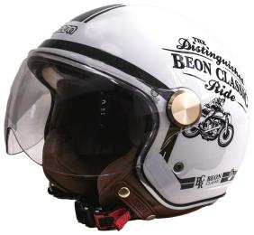 Мотошолом Beon B-120 202 SHINY XL Light Gray