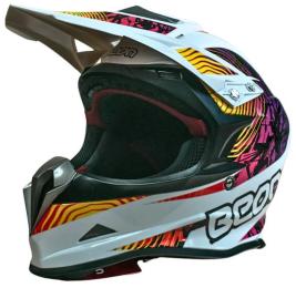 Мотошолом Beon B-602 SOLID XL White