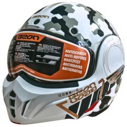 Мотошолом Beon B-707 213 SHINY XL White