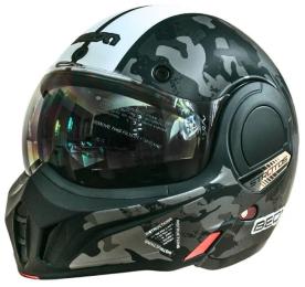 Мотошолом Beon B-707 81 MATT XL Black Gray