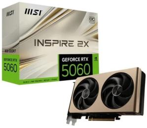 Відеокарта MSI GeForce RTX 5060 8G INSPIRE 2X