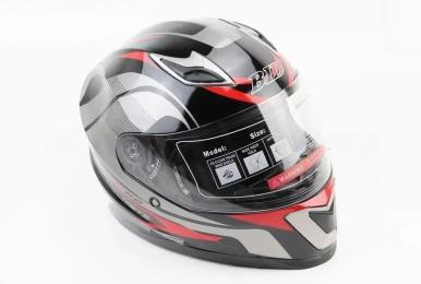 Мотошолом Forte BLD-M-62 Black Red