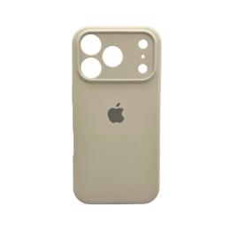 Чохол-накладка Infinity Silicone Full Case AA Camera Protect for Apple iPhone 17 Pro Max Stone