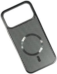 Чохол-накладка Infinity Gloss Elite Carbon with MagSafe для Apple iPhone 17 Pro Max Black