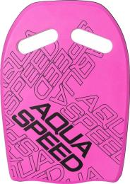 Дошка для плавання Aqua Speed WAVE KICKBOARD 3980 43x28x3,6cм Pink (539-03)