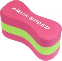 Колобашка для плавання Aqua Speed JUNIOR 3 LAYERS PULLBUOY 6779 20x8x10cм Pink Green (149-03)