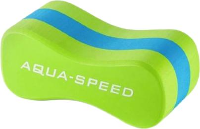 Колобашка для плавання Aqua Speed JUNIOR 3 LAYESR PULLBUOY 7308 20x8x10cм Green Blue (149-04)
