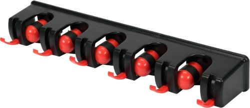 Вішалка для присадибного інвентара YATO YT-87650 6 гаків і 5 комірок з діапаз.- 18х 32 мм