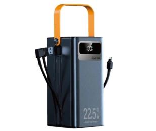 Зовнішній портативний акумулятор WUW TUGII Y106 60000 mAh Black 22.5 Вт