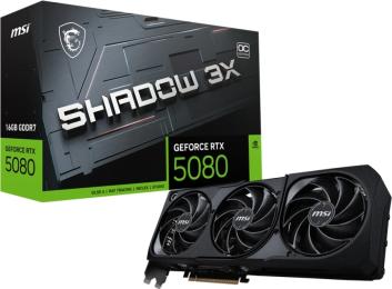 Відеокарта MSI GeForce RTX 5080 16G SHADOW 3X OC тех. пакування