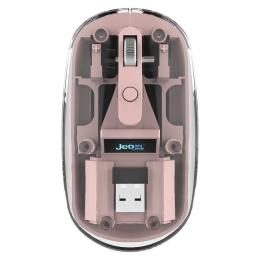 Мишка Jedel WD131P Wireless 2.4G+BT Pink